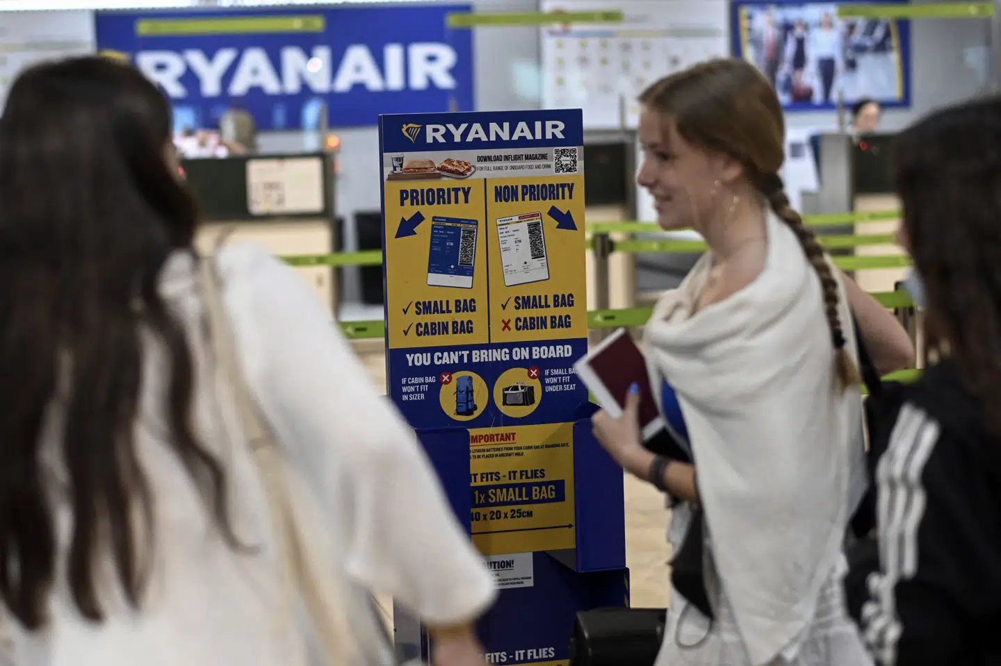 I dag lukker muligheden for at tjekke ind og aflevere sin bagage 40 minutter før afgang. Det forlænges til en time i november, meddeler Ryanair. (Arkivfoto).