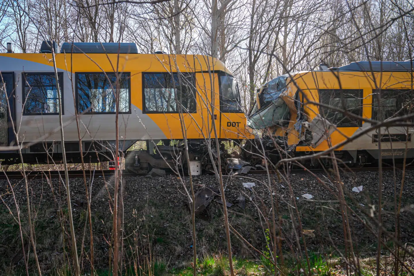 To tog er stødt sammen nord for Hillerød, mellem Hillerød og Nøddebo, torsdag den 23. april 2026.