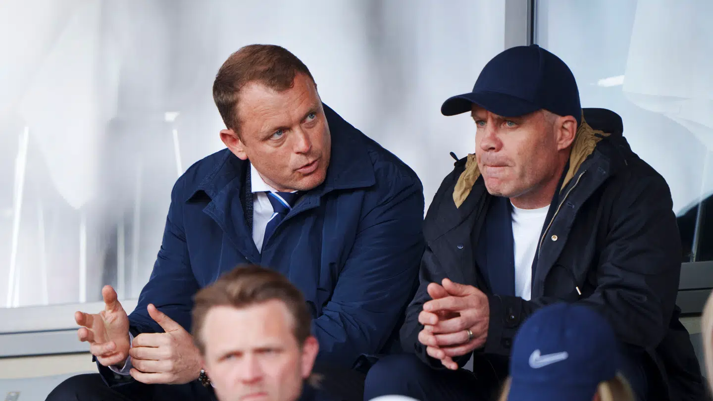 Jacob Nielsen og Bjørnebye i samtale i 2022.