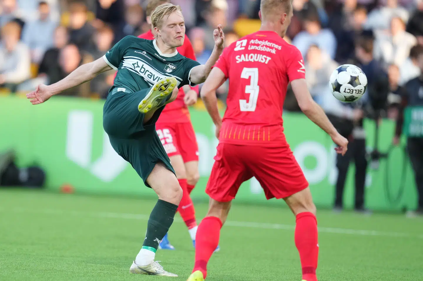 Det var jævnbyrdigt både på banen og måltavlen, da FC Nordsjælland og AGF delte point.