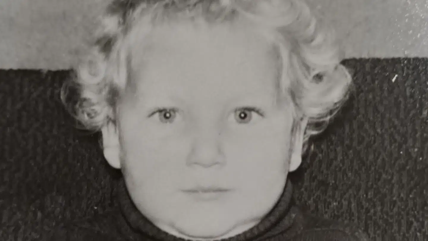 Sådan så treårige Sandy ud for 50 år siden.