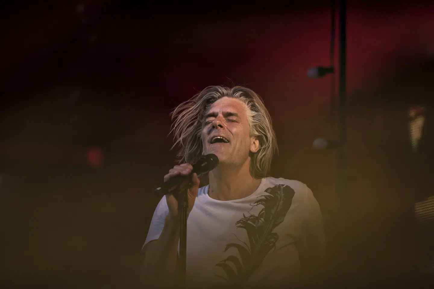 Peter A.G. Nielsen under en Gnags-koncert på Smukfest. (Arkivfoto).