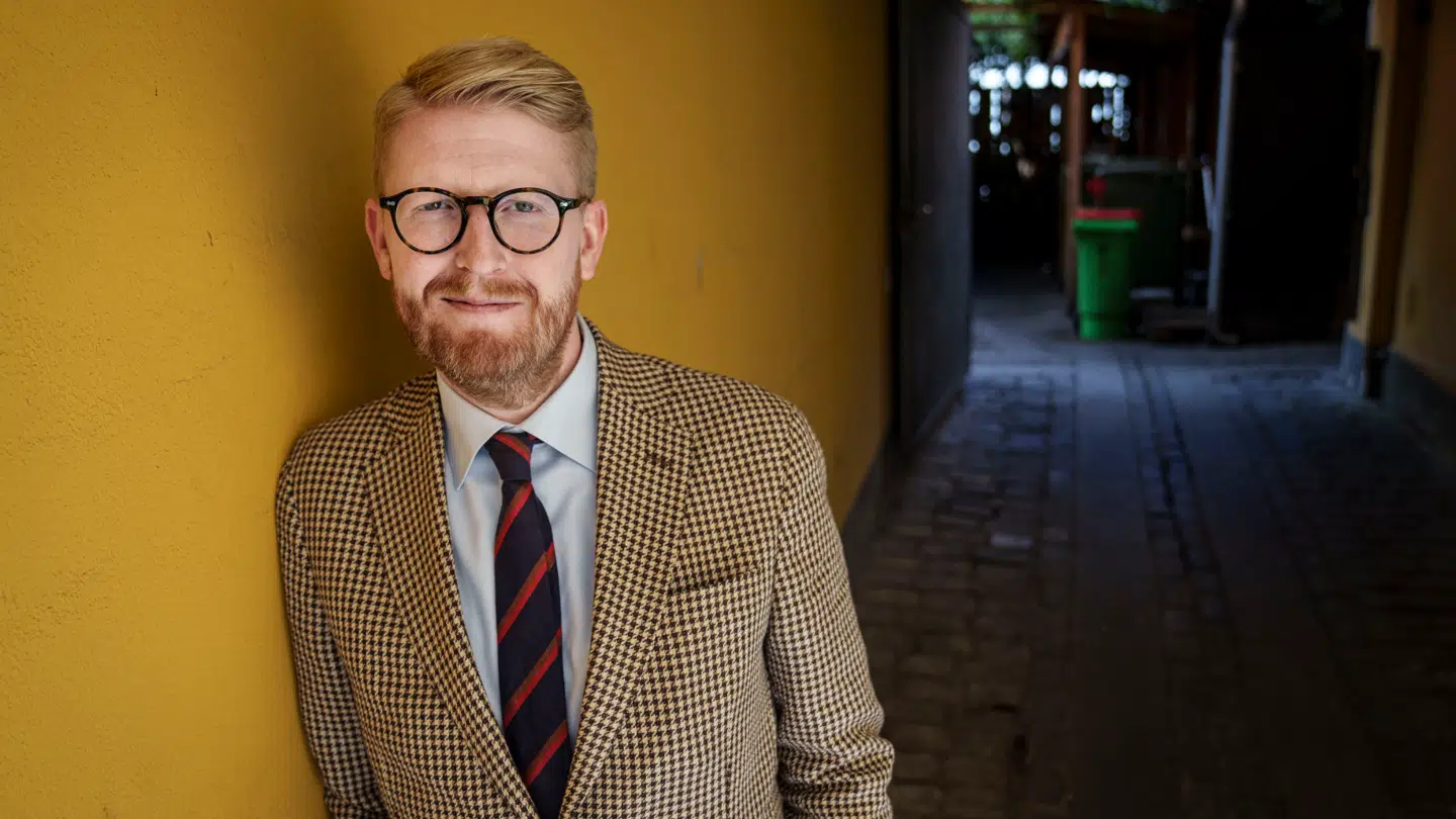 Komikeren Nikolaj Stokholm.