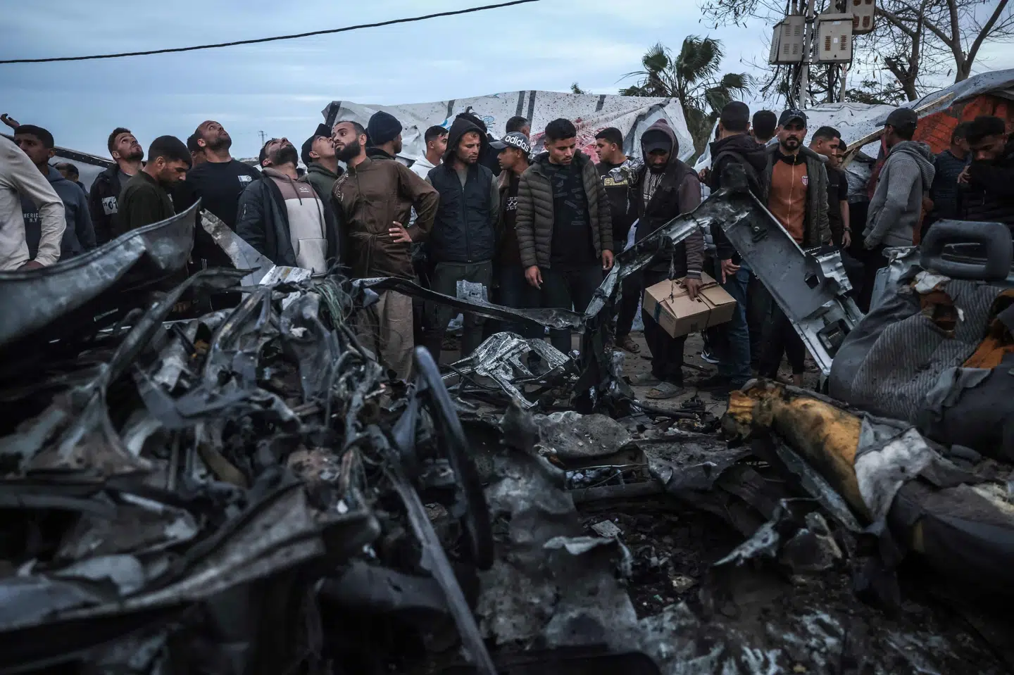 Flere personer blev ifølge de lokale myndigheder dræbt i den sydlige del af Gazastriben fredag i israelsk angreb trods våbenhvile. Lørdag skal der efter planen afholdes et lokalvalg i et område i den centrale del af de palæstinensiske selvstyreområde. (Arkivfoto).