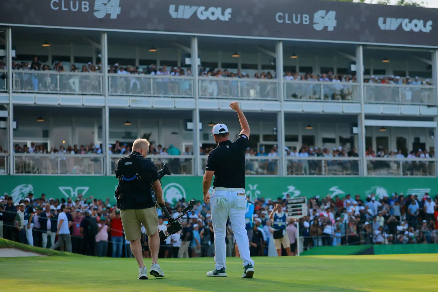 Jon Rahm er den store stjerne på LIV Golf, hvis fremtid er usikker efter den seneste udmelding fra Saudi-Arabiens statslige investeringsfond (PIF). (Arkivfoto)