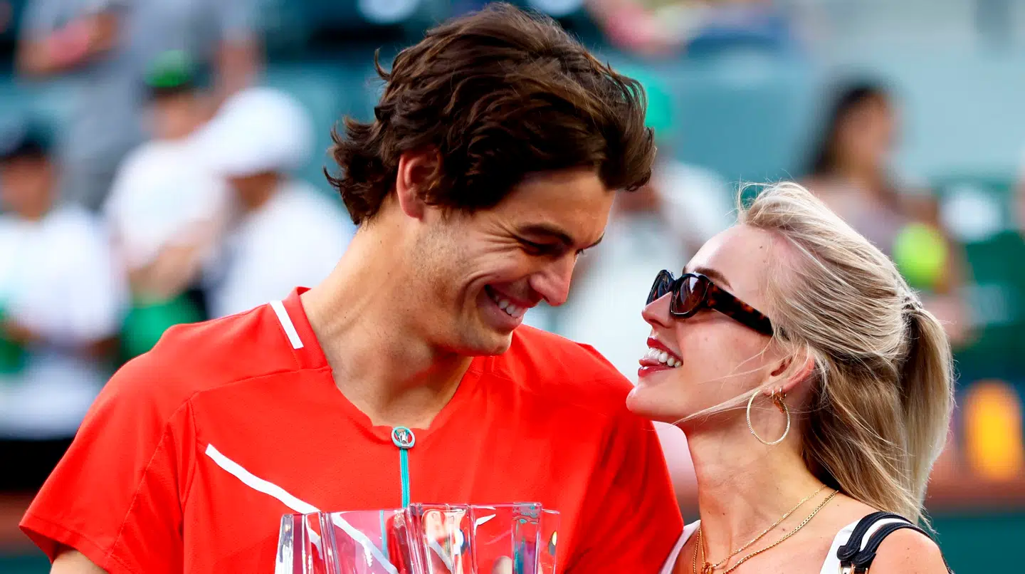 Taylor Fritz og Morgan Riddle er angiveligt ikke længere et par.