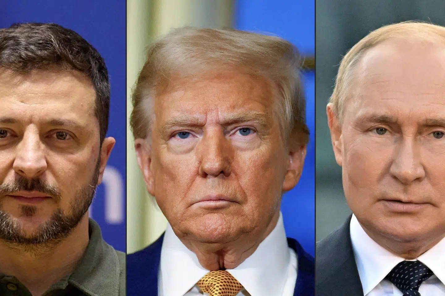 USA's præsident, Donald Trump, siger, at han har haft "gode samtaler" med både Ruslands præsident, Vladimir Putin, og den ukrainske præsident, Volodymyr Zelensky. (Arkivfoto).