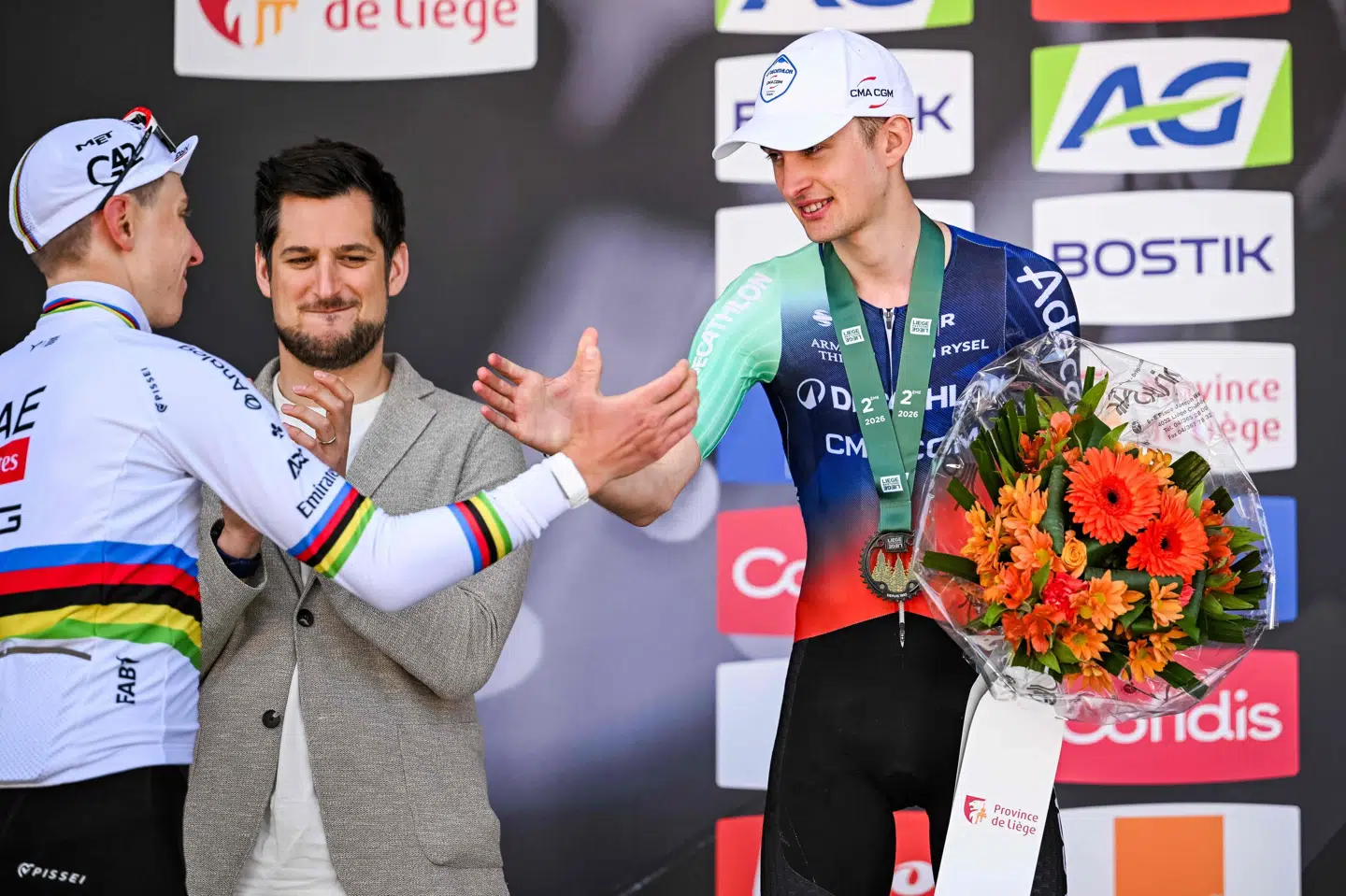 Tadej Pogacar trak søndag fra 19-årige Paul Seixas på den sidste stigning i Liège-Bastogne-Liège. Men sådan mener sloveneren ikke, at det vil blive ved med at gå.