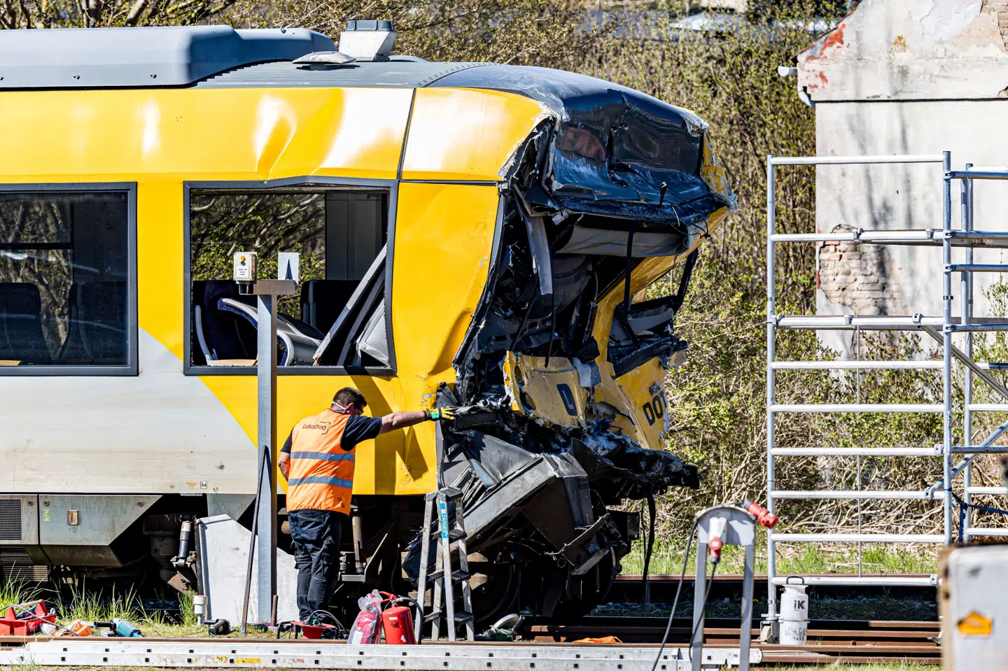 Siden torsdag morgen har der ikke kørt tog på strækningen mellem Hillerød og Kagerup, efter at to tog kørte frontalt sammen. Tirsdag morgen er togdriften tilbage efter den almindelige køreplan. (Arkivfoto).