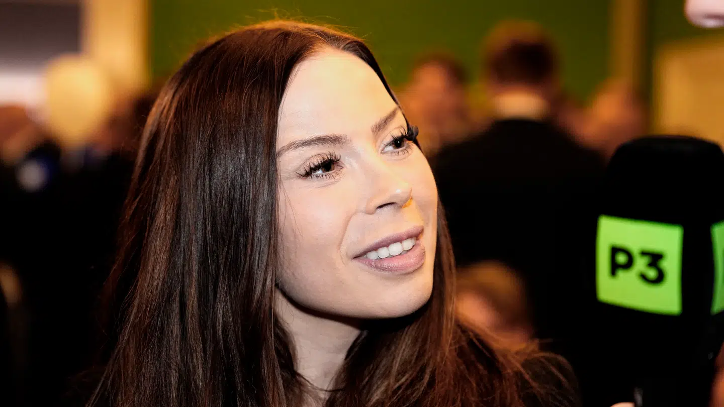 Nadja Isaksen til Borgernes Partis valgfest på Christiansborg i København, tirsdag den 24. marts 2026.