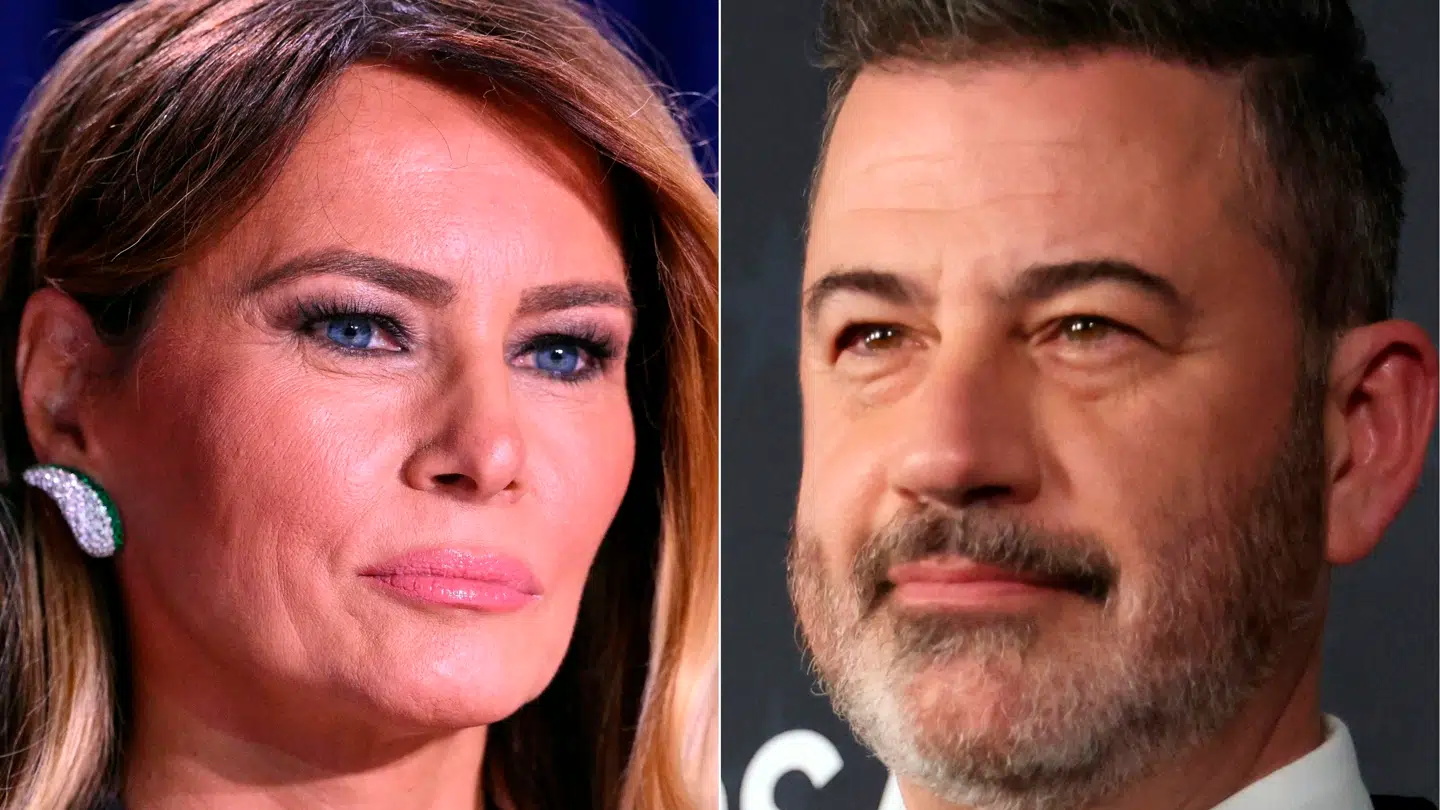 USAs førstedame, Melania Trump, kræver tv-værten Jimmy Kimmel fyret fra sit job.