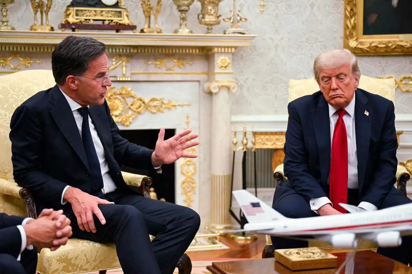 NATOs generalsekretær, Mark Rutte, og Donald Trump har mødtes mange gange det forgange år. Her ses de i sommeren 2025 i Det Hvide Hus.