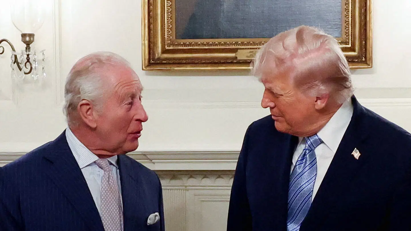 Kong Charles er i øjeblikket på besøg i Washington hos den amerikanske præsident, Donald Trump.