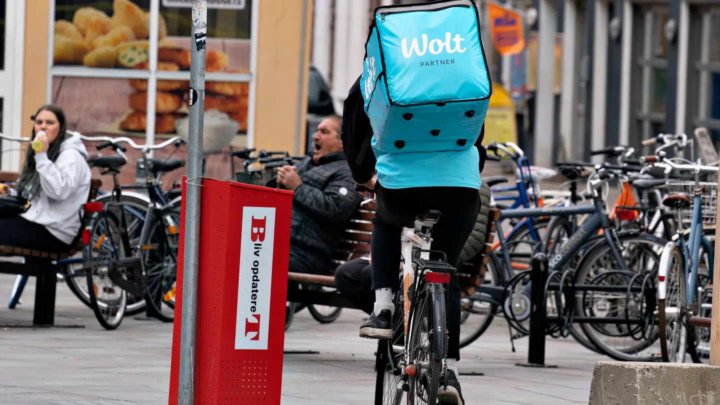 Wolt opererer i over 50 danske byer.