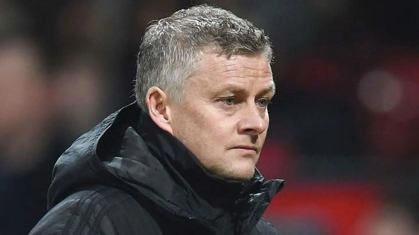 Manchester United's Norwegian manager Ole Gunnar Solskjaer leaves the pitch at half time during the English Premier League football match between Manchester United and Burnley at Old Trafford in Manchester, north west England, on January 22, 2020. (Photo by Paul ELLIS / AFP) / RESTRICTED TO EDITORIAL USE.No use with unauthorized audio, video, data, fixture lists, club/league logos or 'live' services. Online in-match use limited to 120 images. An additional 40 images may be used in extra time.No video emulation. Social media in-match use limited to 120 images. An additional 40 images may be used in extra time.No use in betting publications, games or single club/league/player publications. /