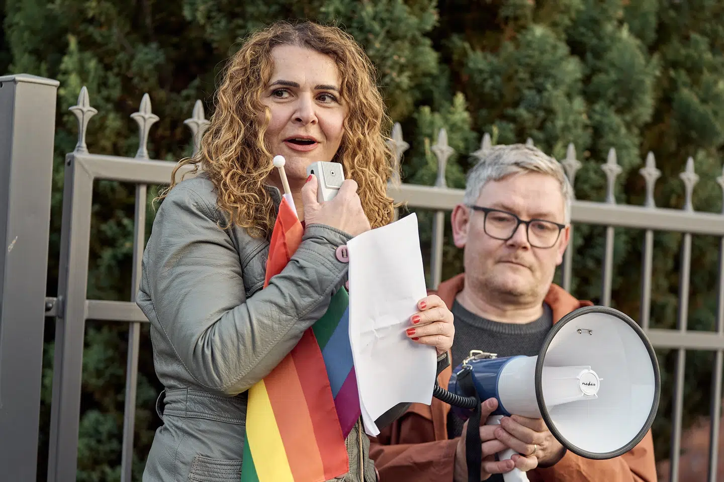 Halime Oguz skrev mandag på Facebook, at hun havde meddelt SF, at hun havde meldt sig ud af partiet efter 17 år. (Arkivfoto).