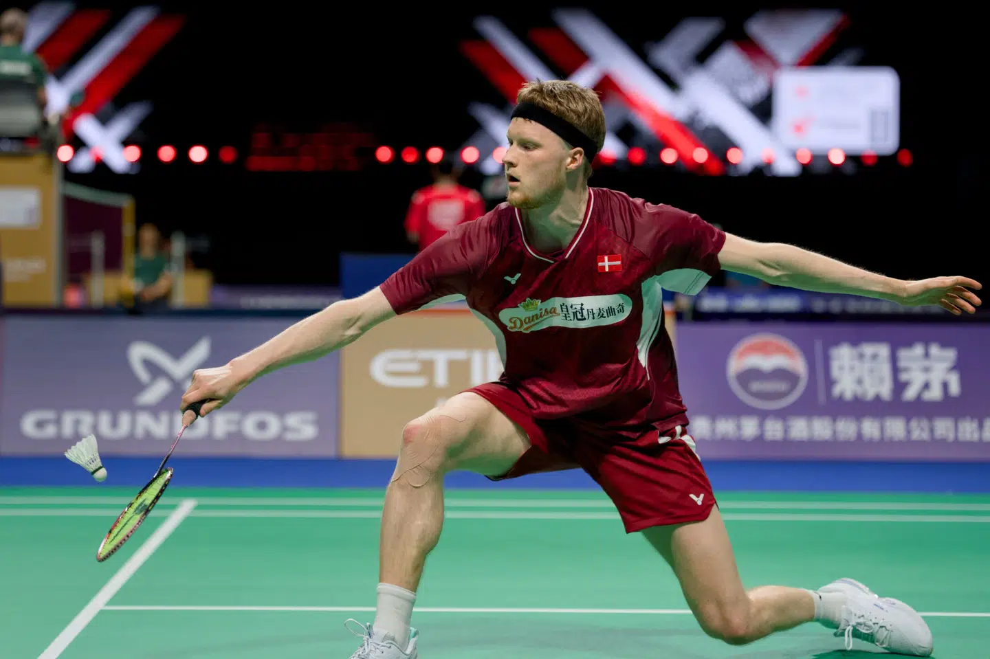 Anders Antonsen viste stor spilleglæde og højt niveau i første og tredje sæt mod Chou Tien-chen fra Taiwan. (Arkivfoto).