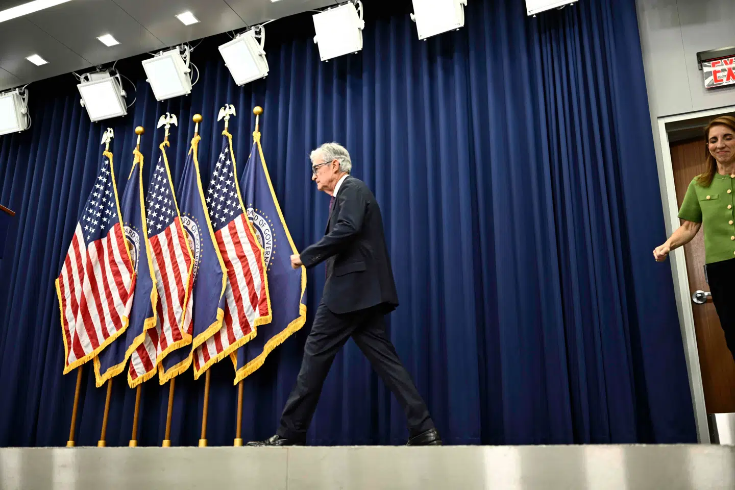 Jerome Powell ankommer til sit sidste rentemøde som centralbankformand.