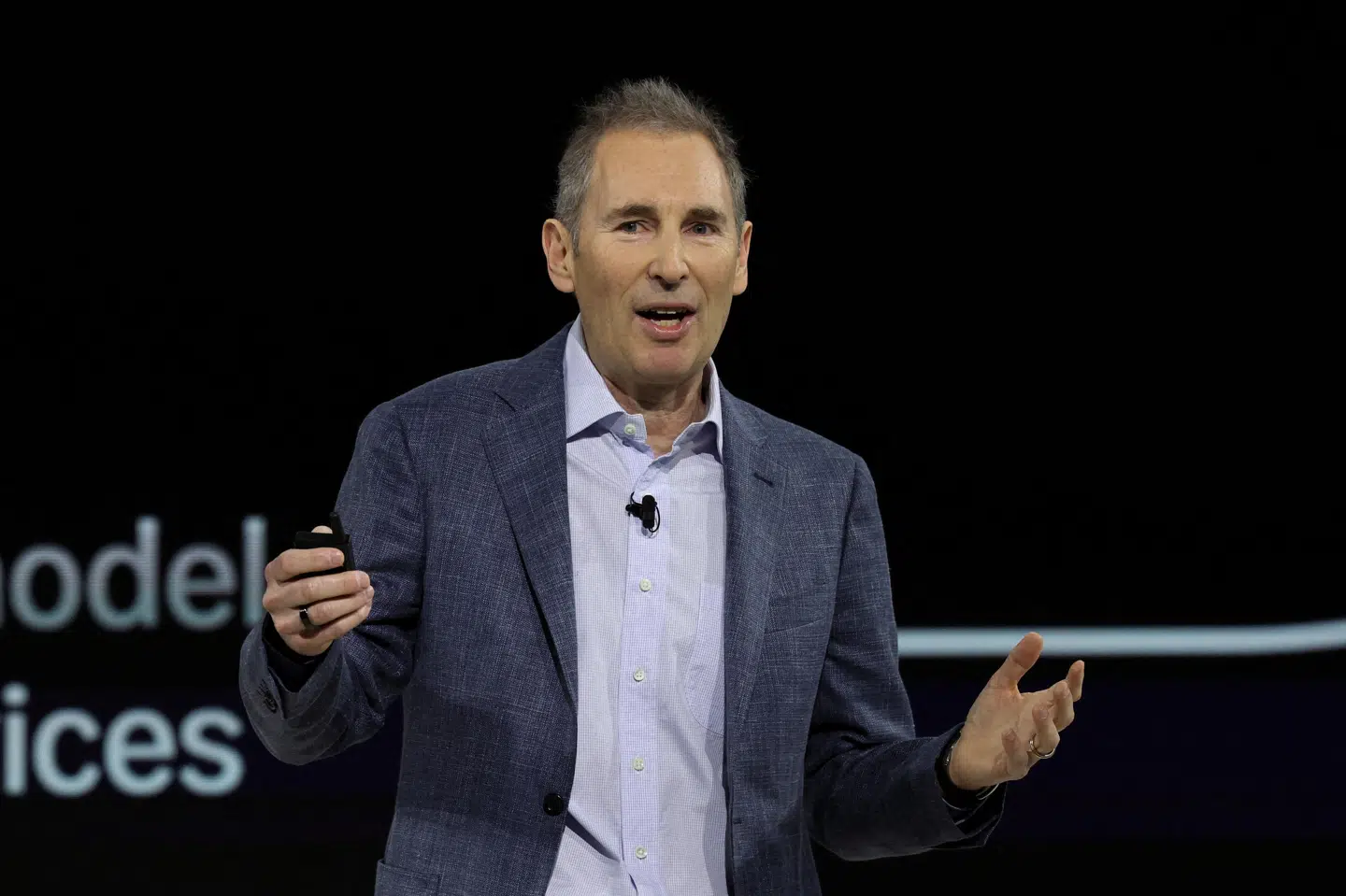Amazon er meget optimistisk i forhold til fremtiden, lyder det fra e-handelsgigantens administrerende direktør, Andy Jassy, efter offentliggørelse af selskabets regnskab for første kvartal. (Arkivfoto).