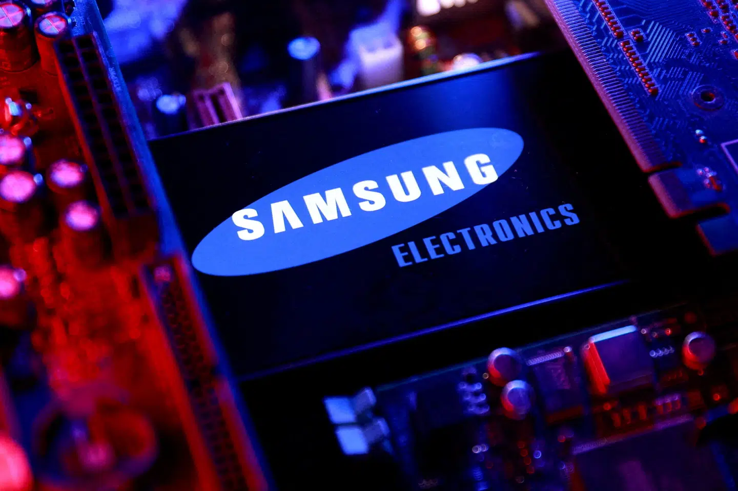 Samsung Electronics er verdens største producent af hukommelseschips. Torsdag fremlagte den sydkoreanske techgigant et kvartalsregnskab med rekordoverskud. (Arkivfoto).