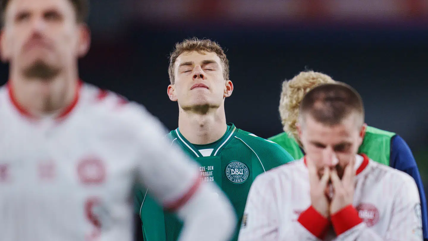 Skuffelsen stod malet i ansigtet på Mads Hermansen, Anders Dreyer og Joakim Mæhle.