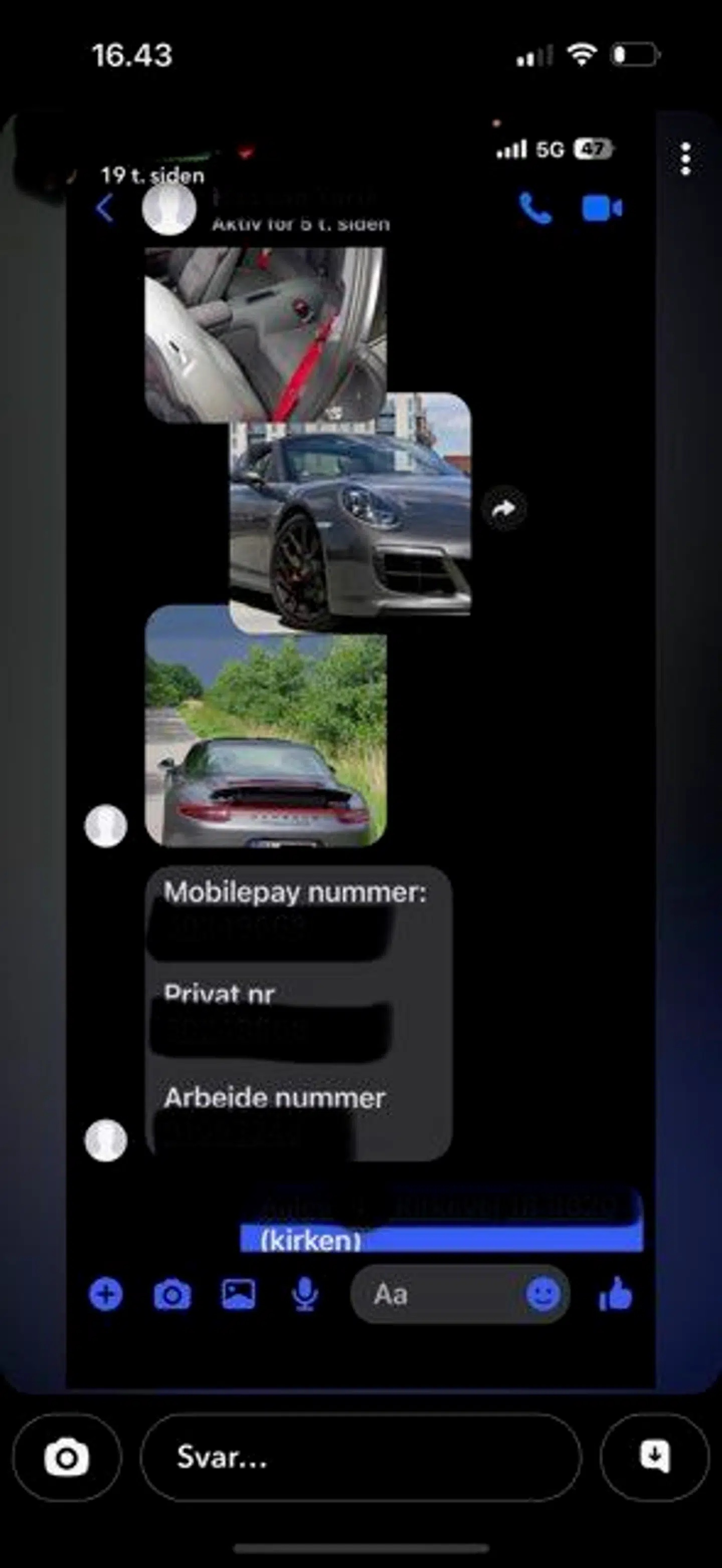 Denne Porsche var ellers netop, hvad hendes søn havde håbet på at køre i.