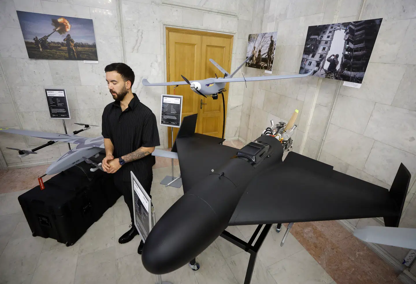 Den ukrainskproducerede Sichen-drone.