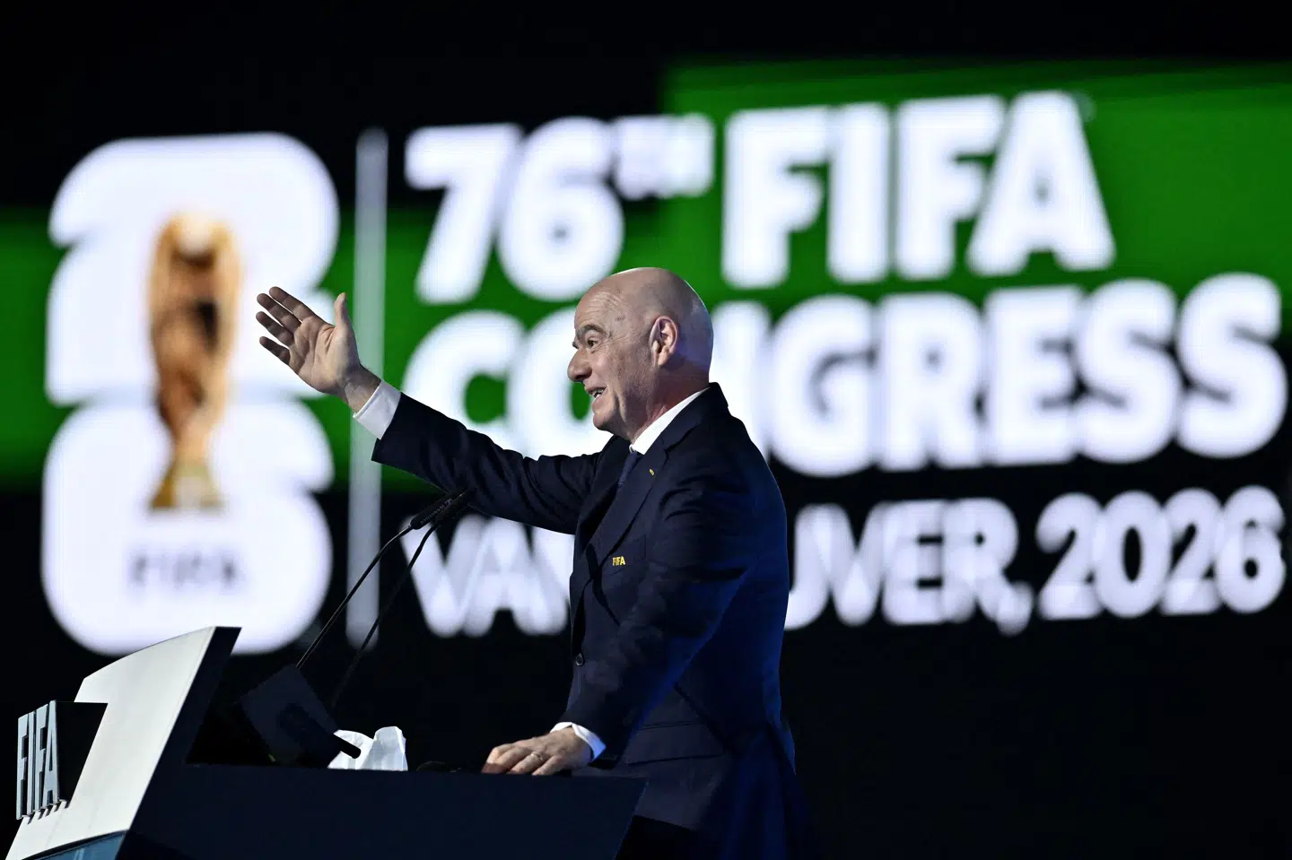 Gianni Infantino mener ikke, der er tvivl om, at Iran som planlagt bliver deltager ved sommerens VM-slutrunde.