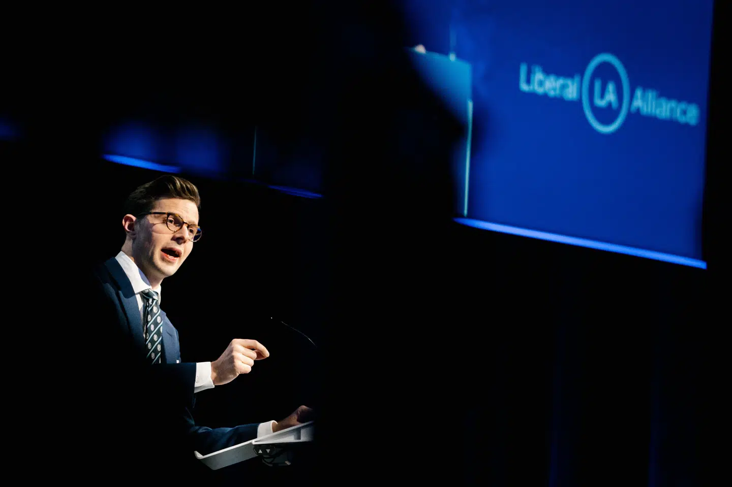 Alex Vanopslagh (LA) er kommet i modvind efter et opslag på X. (Arkivfoto).