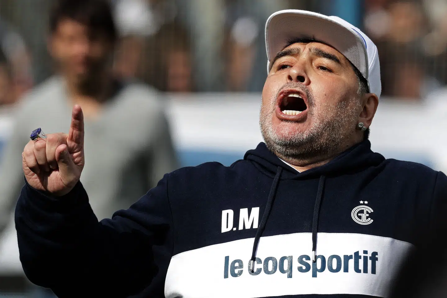 Diego Maradona anses for at være en af de største fodboldspillere gennem tiderne. Han døde i 2020. Hans lægeteam er tiltalt for groft uagtsomhed, der førte til hans død. (Arkivfoto).