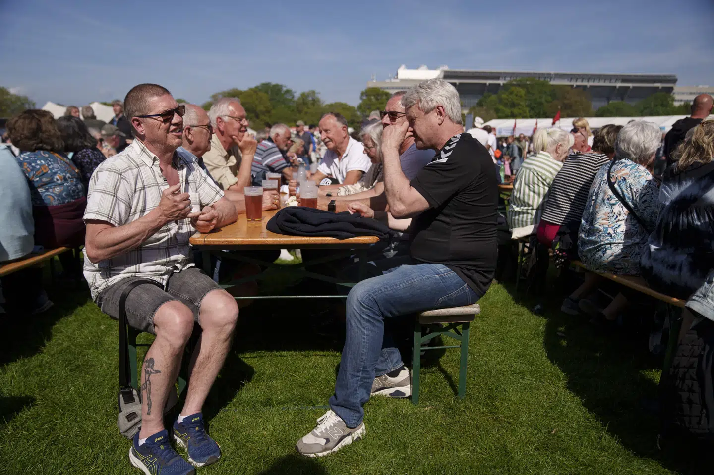 Sidste år var der også høj sol i Fælledparken i forbindelse med Arbejdernes Internationale Kampdag 1. maj. (Arkivfoto).
