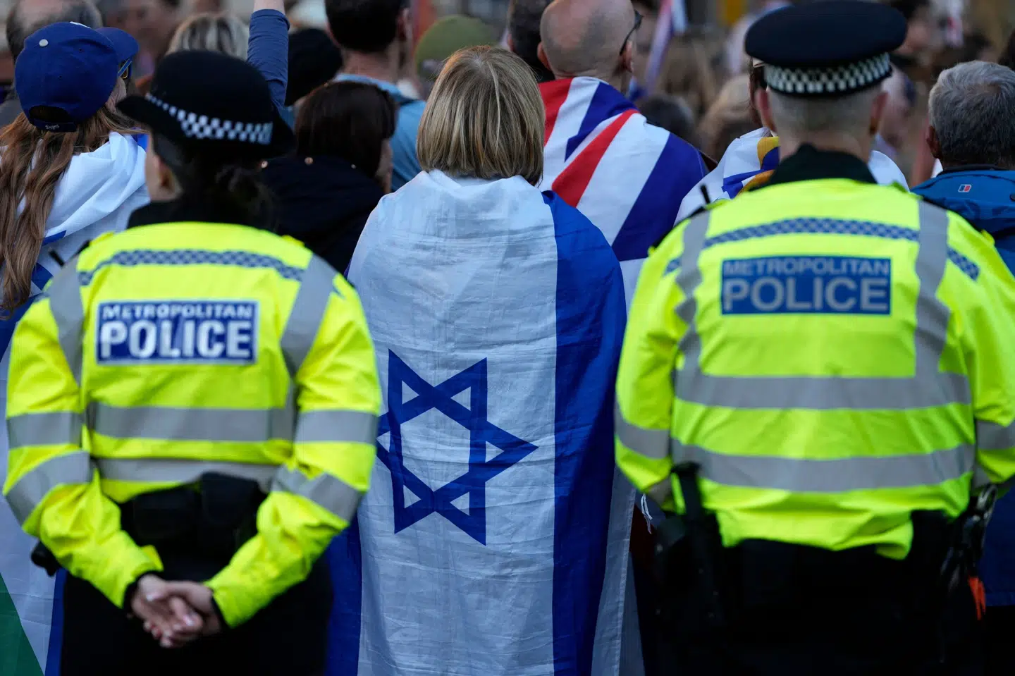 En demonstration mod antisemitisme i det centrale London torsdag. (Arkivfoto).