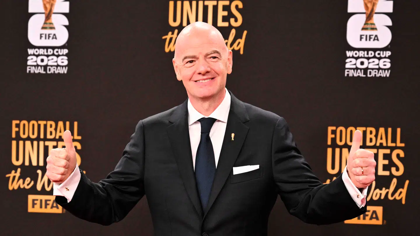 Gianni Infantino er præsident for fodboldforbundet FIFA.