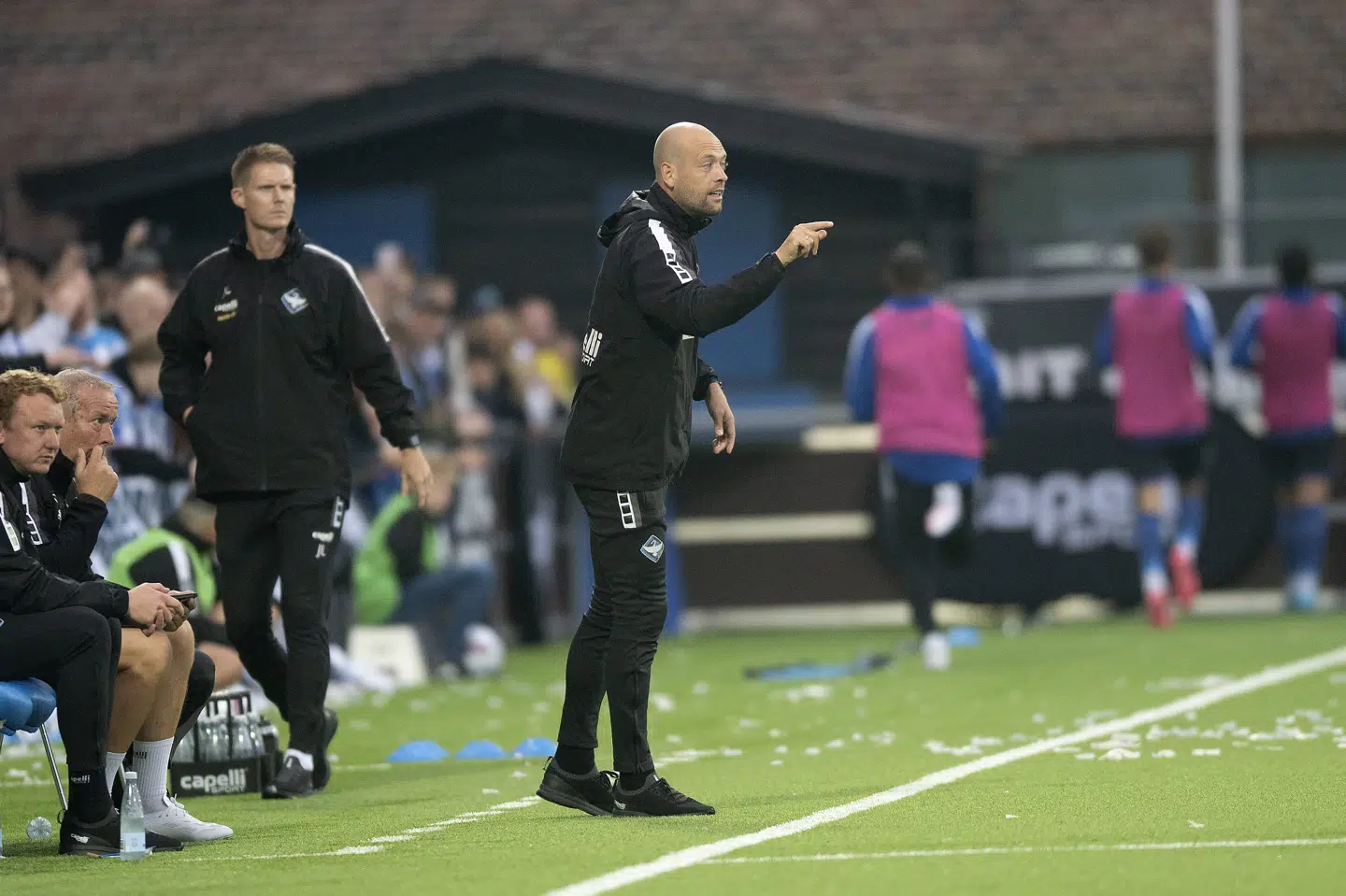 Cheftræner Nicklas Pedersen og HB Køge vendte 0-2 til 3-2 hjemme mod B93. (Arkivfoto).