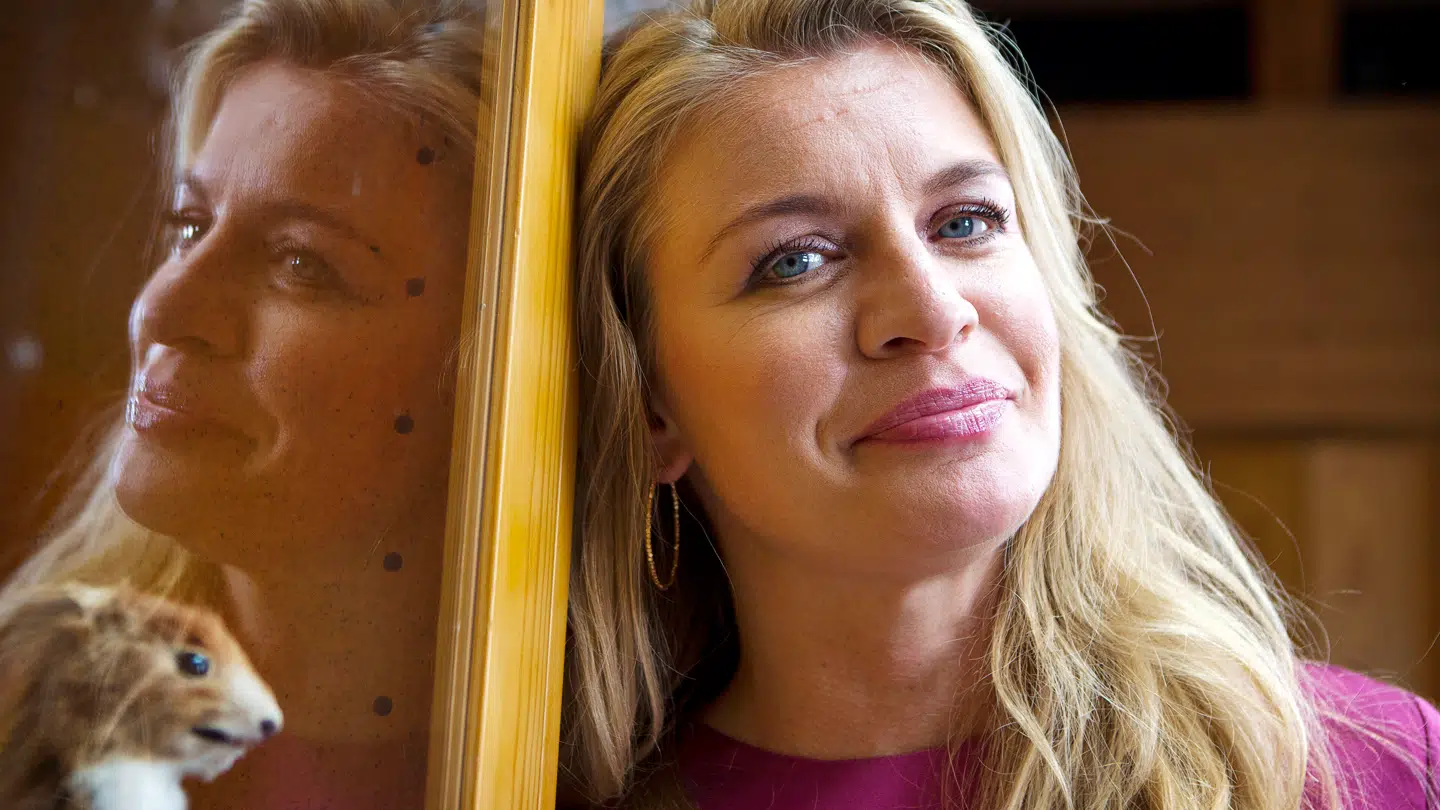 Mille Dinesen fotograferet i 2013 da lavede TV 2-serien 'Rita'.