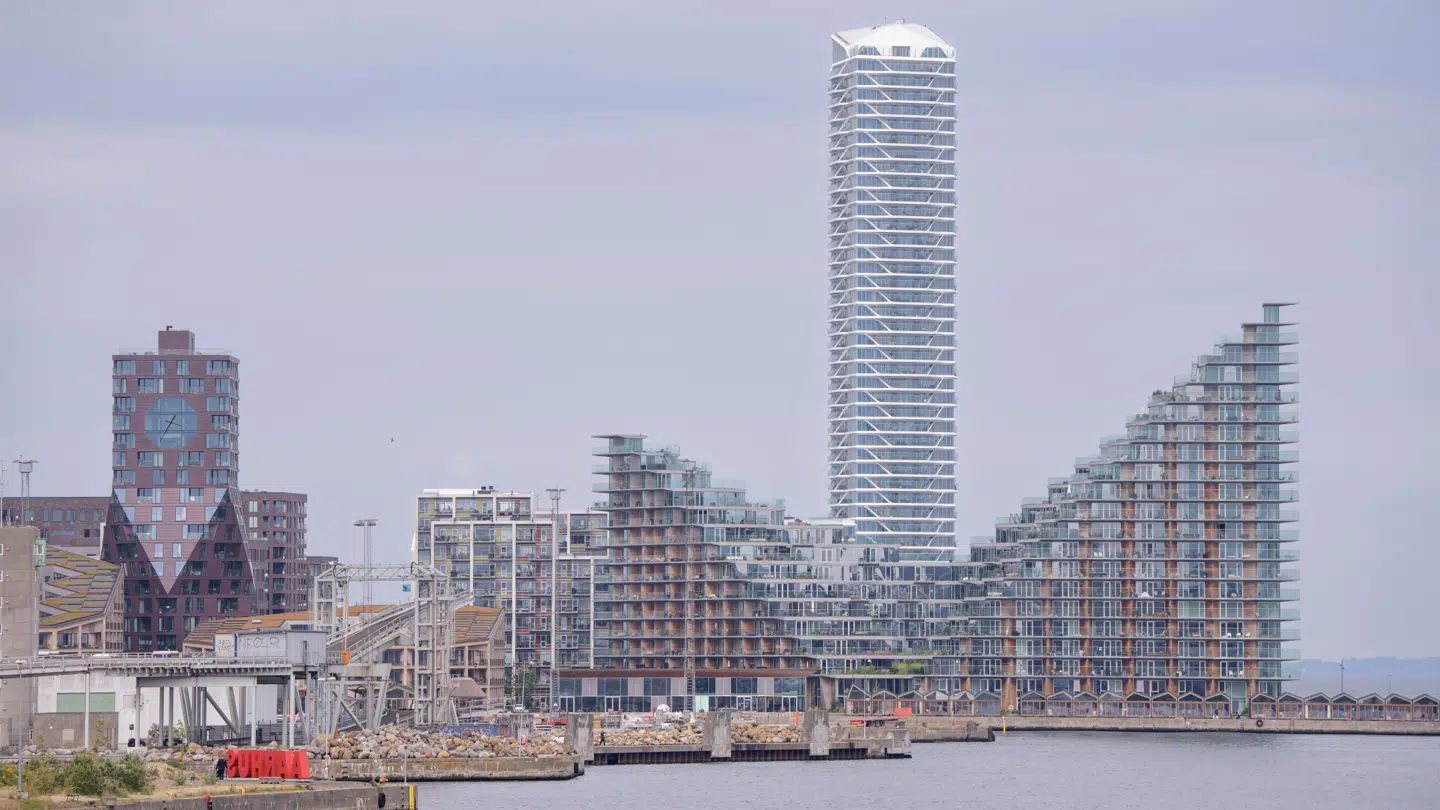 Aarhus Ø er ramt.