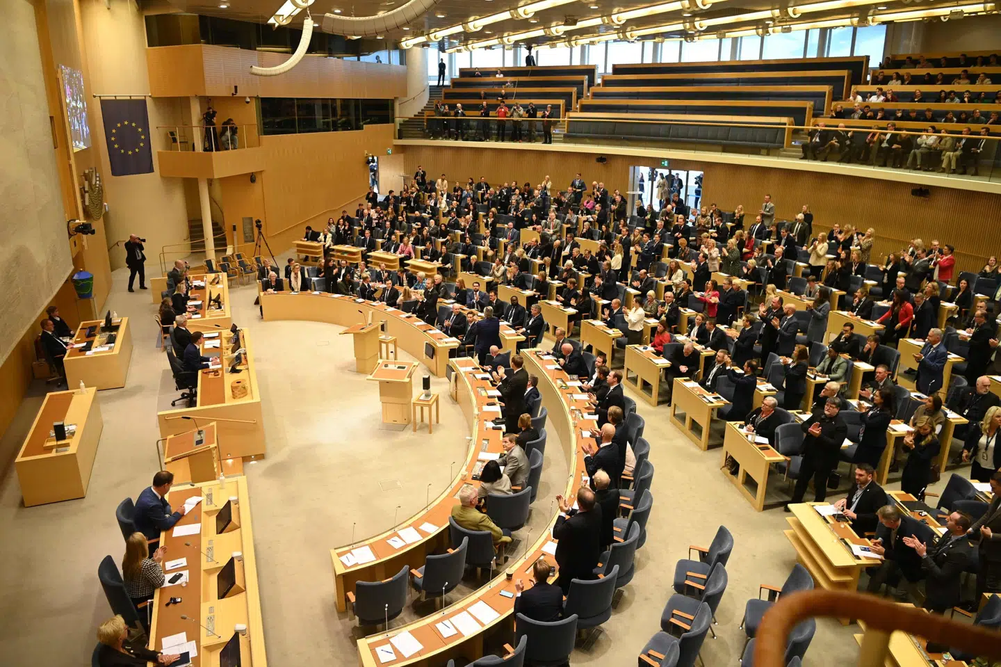 Det såkaldte "kvittningssystem" i Riksdagen kom tidligere på ugen i fokus ved en afstemning. (Arkivfoto).