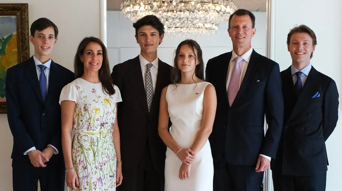 Prins Joachim og familien.