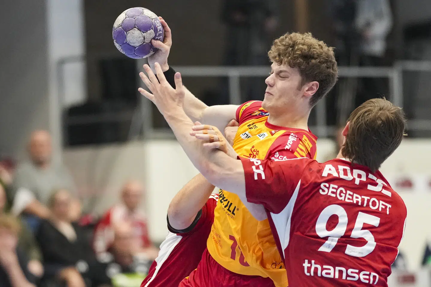 Færøske Oli Mittun spillede en flot kamp for GOG, da holdet bookede en plads i DM-semifinalerne. (Arkivfoto).