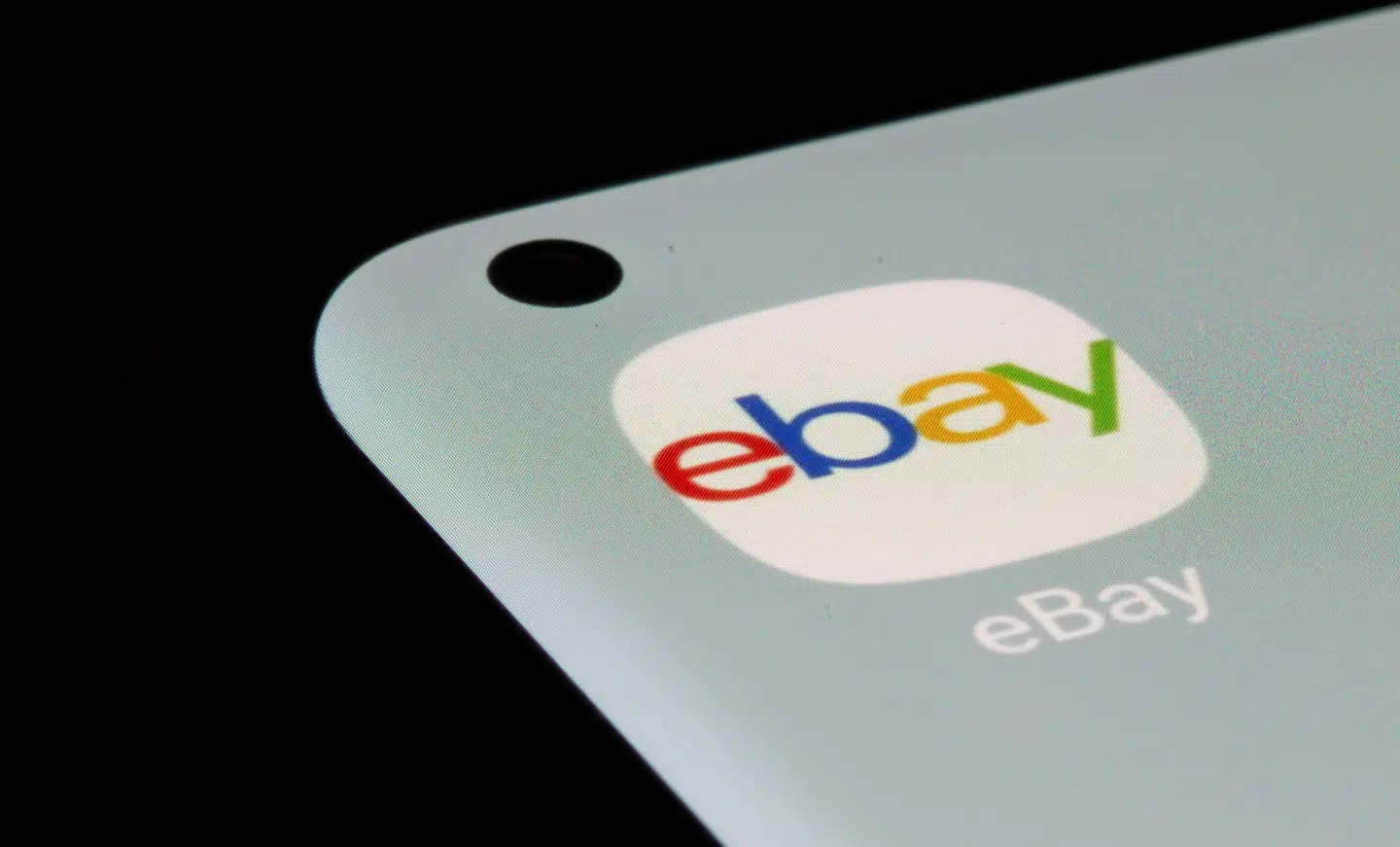 The eBay app is seen on a smartphone in this illustration taken, July 13, 2021. REUTERS/Dado Ruvic/Illustration