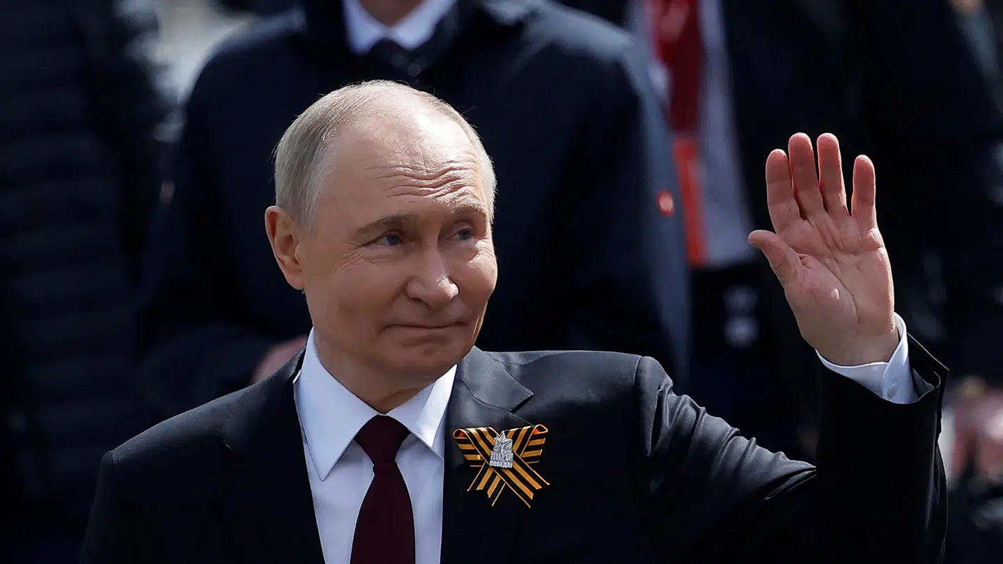 Den russiske præsident til 9. maj fejringen i 2025 kaldet Sejrsdagen.