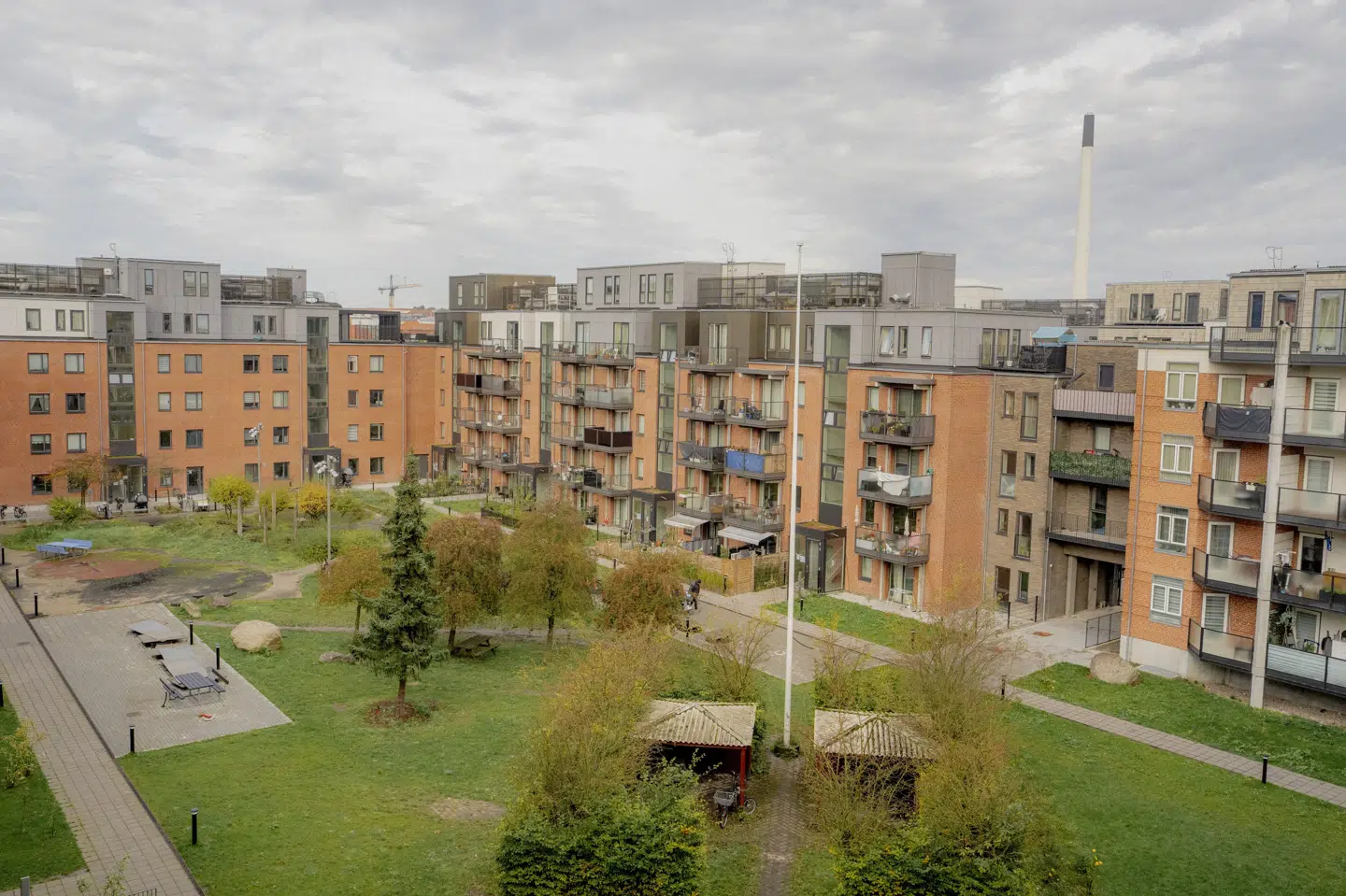 Mjølnerparken er en almen bebyggelse på den ydre del af Nørrebro i København. (Arkivfoto).
