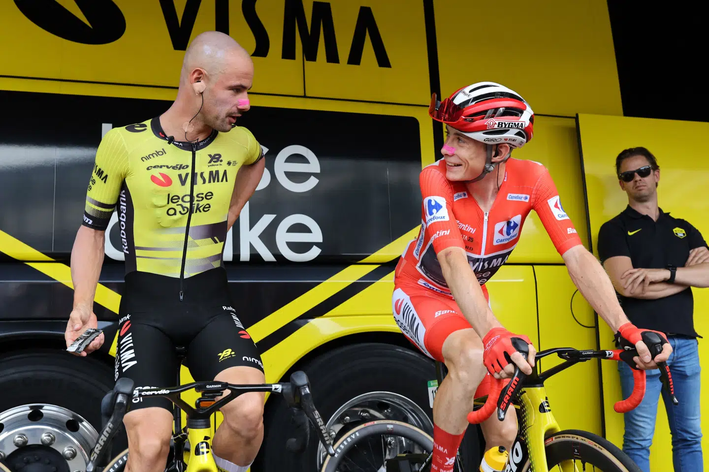 Victor Campenaerts har tidligere været en værdifuld oppasser for Jonas Vingegaard. Blandt andet i sidste års Vuelta a España. (Arkivfoto).