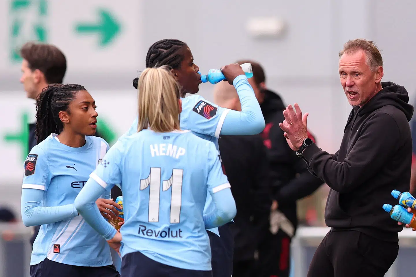 Andrée Jeglertz og Manchester City blev onsdag mestre uden at være i aktion. (Arkivfoto).
