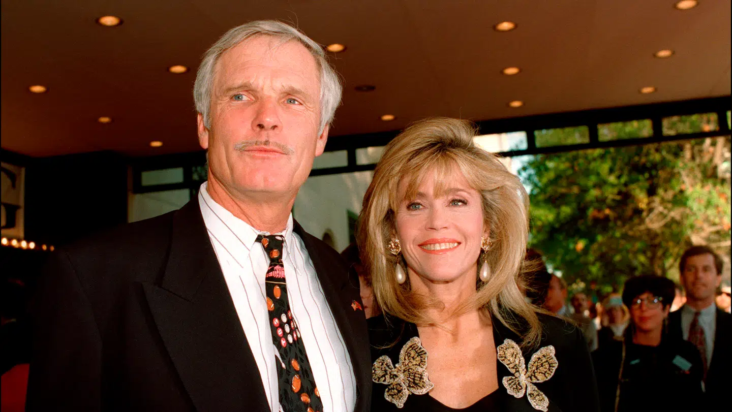 Mediemogulen Ted Turner og Hollywood-stjernen Jane Fonda fortsatte deres venskab efter skilsmissen.
