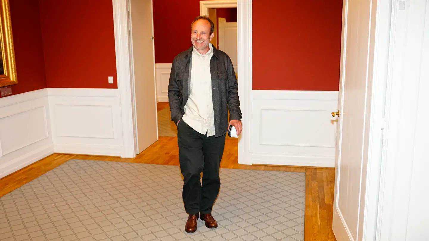 Martin Lidegaard ankommer til De Radikales gruppemøde på Christiansborg torsdag.
