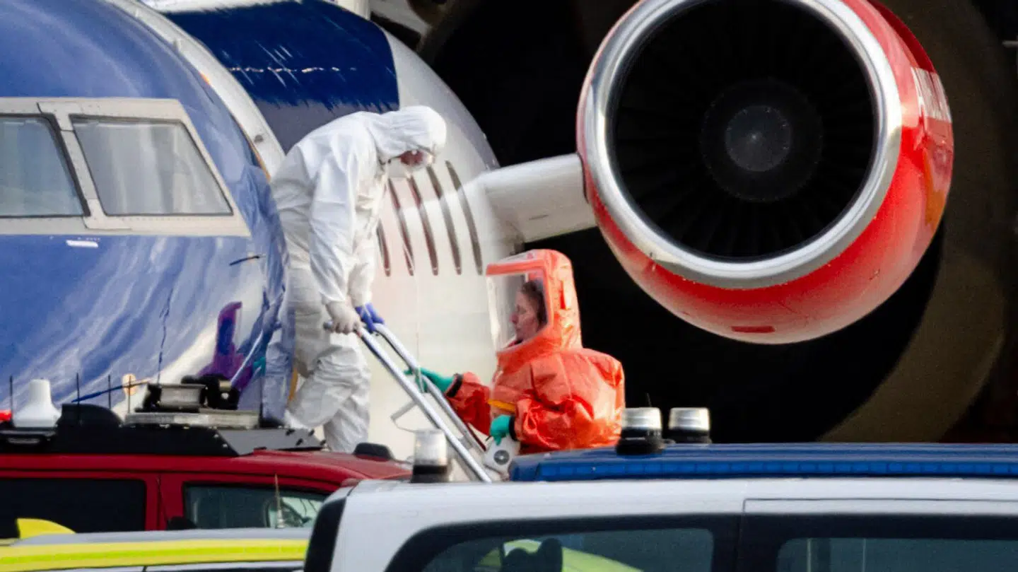 Flyet Bombardier Challenger 605 er landet i Amsterdam.