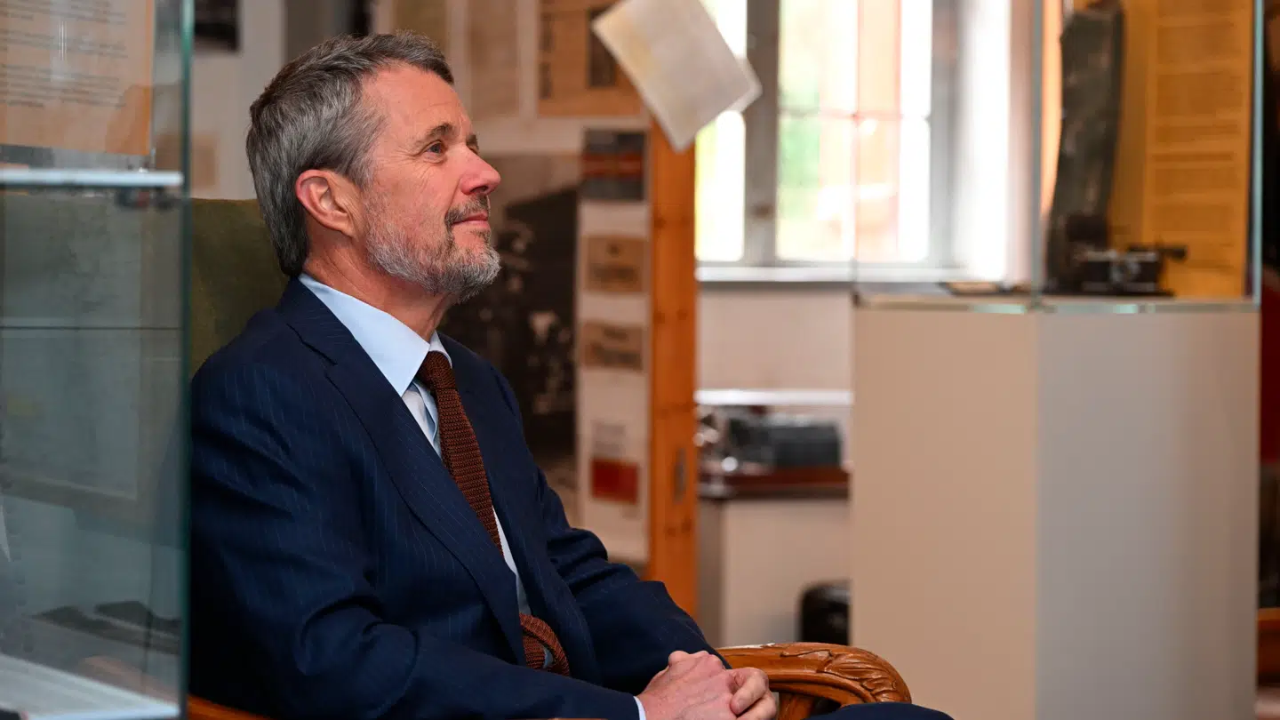 Kong Frederik på Bornholms Forsvarsmuseum.