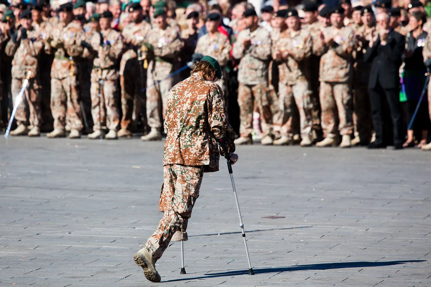 Veteran fra Afghanistan.