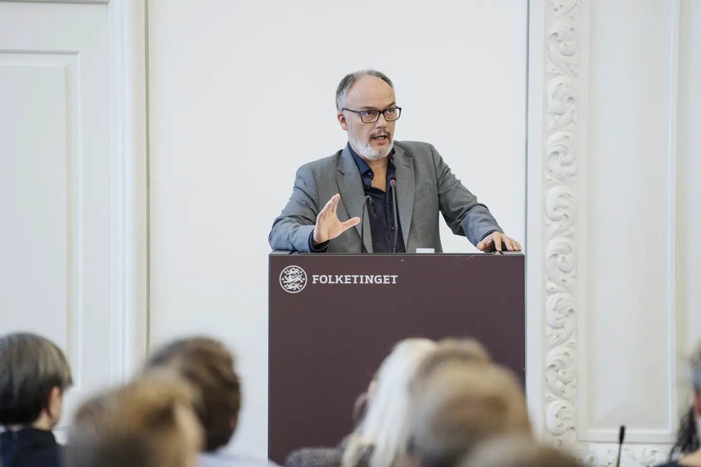 Direktør for Dansk Institut for Internationale Studier (Diis) Peter Kragelund var på talerstolen, da Diis præsenterede første del af en Afghanistan-udredning på Christiansborg i november 2024. Første del omhandlede, hvordan Taliban kunne genvinde magten i Afghanistan. (Arkivfoto).